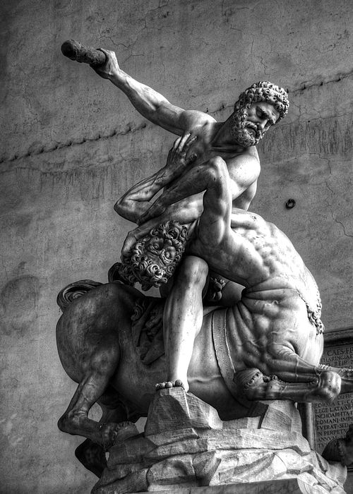 Photographer Darin Williams has this image for sale on Fine Art America. His description: "The title of my image refers to what I perceive as conflicting background concerning this sculpture.It would seem to me the scene depicted in this sculpture never occurred in the story. Regardless, this is a fantastic work of art by the Flemish-born sculptor who was based in Italy, Jean Boulogne, but better-known as Giambologna."