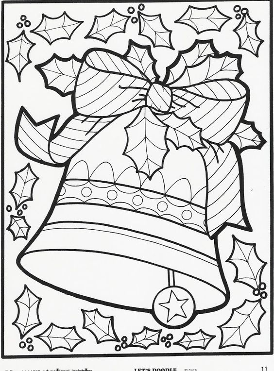 Christmas coloring page More Let's Doodle Coloring Pages!