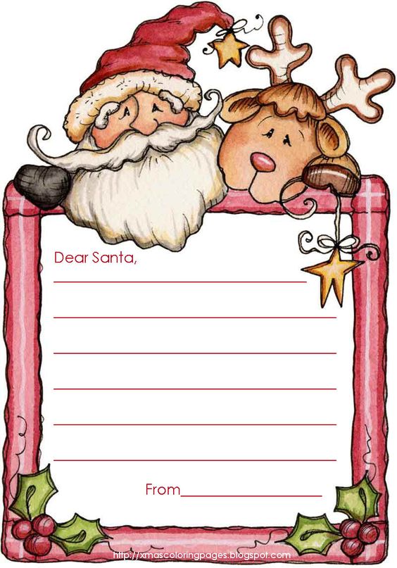 Write a Letter to Santa with these Free Templates