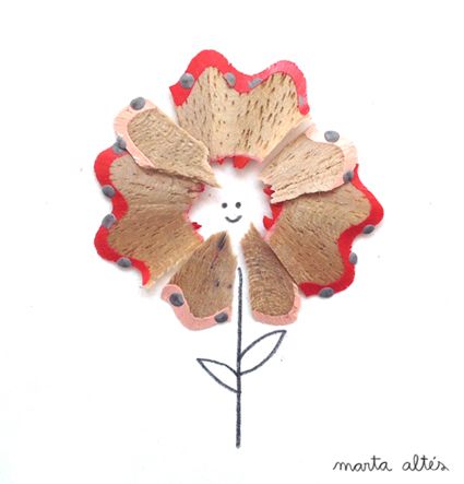 Playing With Pencil Shavings, A Series of Illustrations by Marta Altés