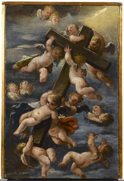 L'esaltazione della Croce di Luigi Garzi/ dipinti del XVII secolo / collezioni / fesch - Museo Museo Fesch