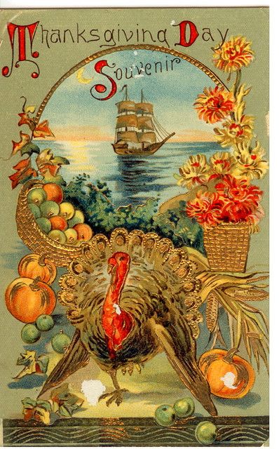 Vintage Thanksgiving Postcard | by bulldoggrrl