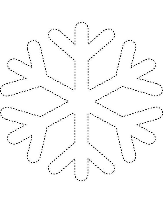Snowflake Coloring Pages Kids