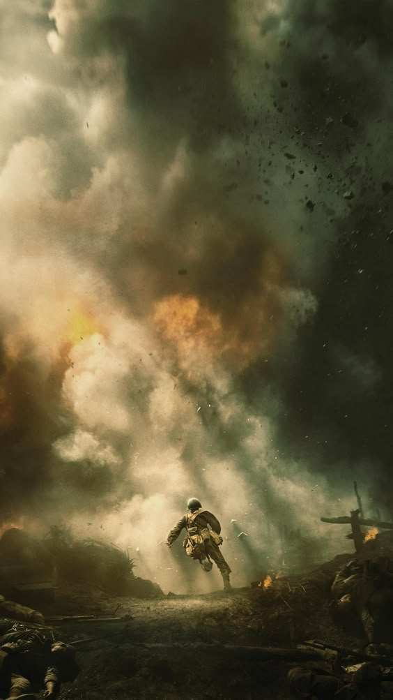 Hacksaw Ridge (2016) Phone Wallpaper | Moviemania