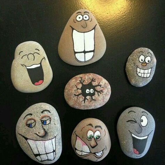 42 Sweet Rock Painting Design Ideas For Your Home Decor