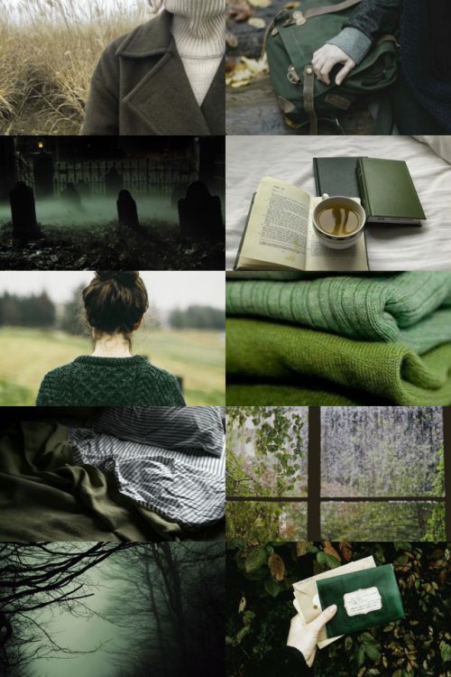 skcgsra: green autumn aesthetic To me this feels like Marguerite...