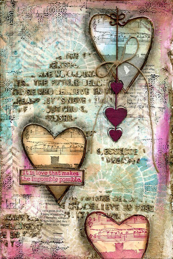 PaperArtsy: 2016 Topic 2: Hearts {challenge}                                                                                                                                                                                 More