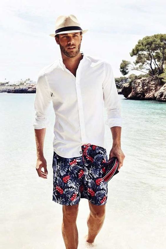 Pool Party Outfit for Men