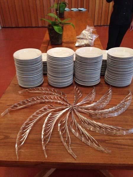 13 Magnificent creations with cutlery that you can do and impress everyone!