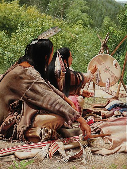 PICTURE WRITING by ED COPLEY ~ 24'' x 18'' kK