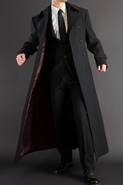 English style suit and long coat from Japan, uenoya