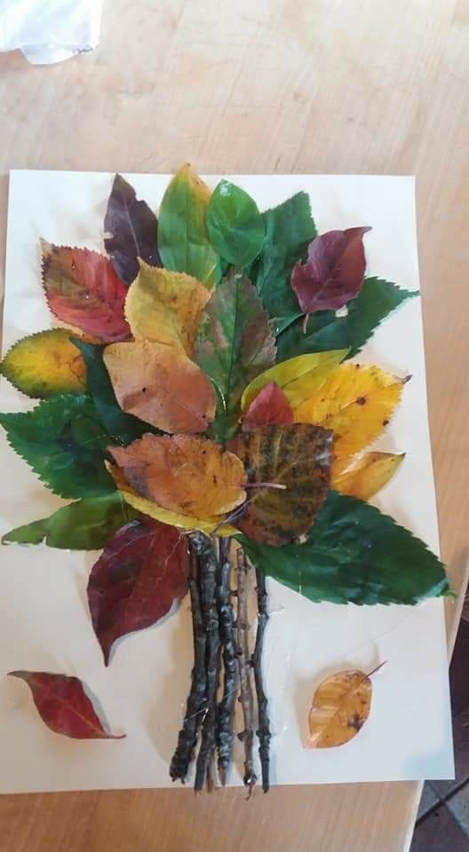 Pick up the leaves and twigs with the smaller ones and open them / #FallCraftspreschool #leaves #open #Pick #smaller #twigs