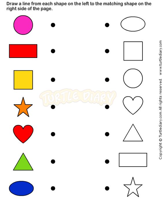 Shapes8 - math Worksheets - preschool Worksheets
