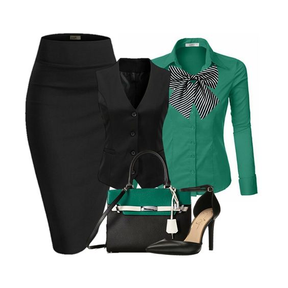 From simple pencil skirts and button down shirts with your choice of shoulder bags and stilettos, create beautiful office wear and make a statement. Â  Â  Â  Images are not ours and may be subject to copyright.