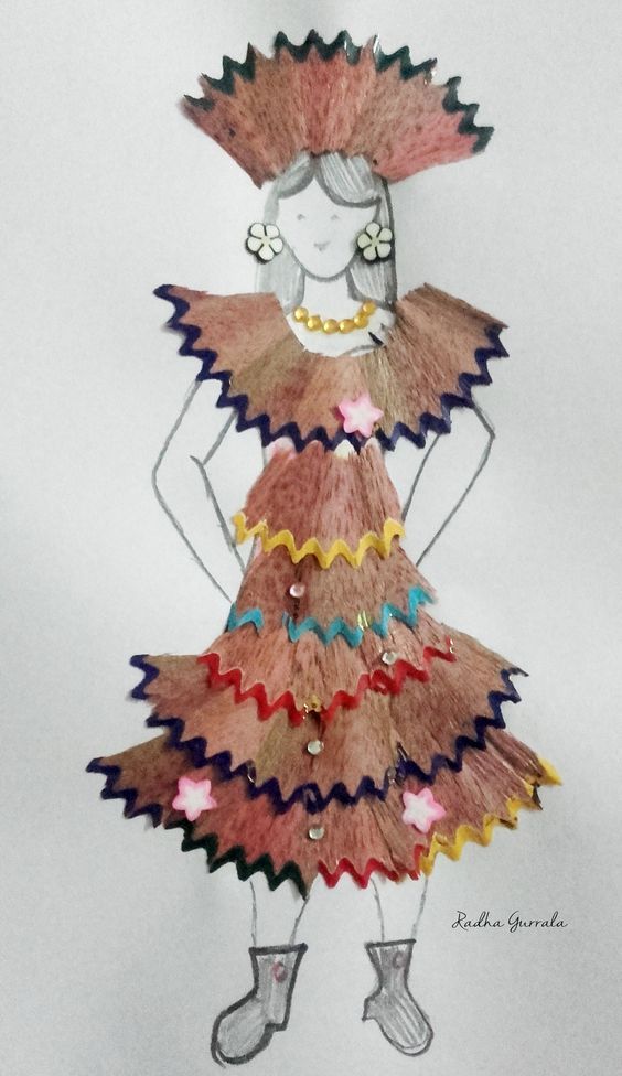 Pencil Shave Art By Radha Gurrala (G G B)