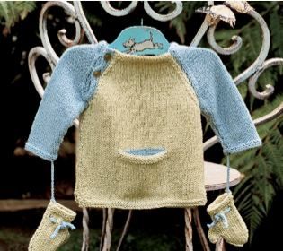 Image result for KNIT A BABY BASEBALL TEE WITH MITTENS