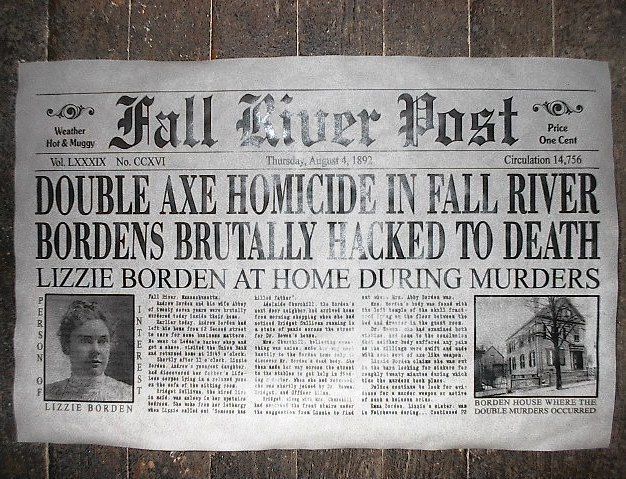 Image result for the borden's axed to death in 1892