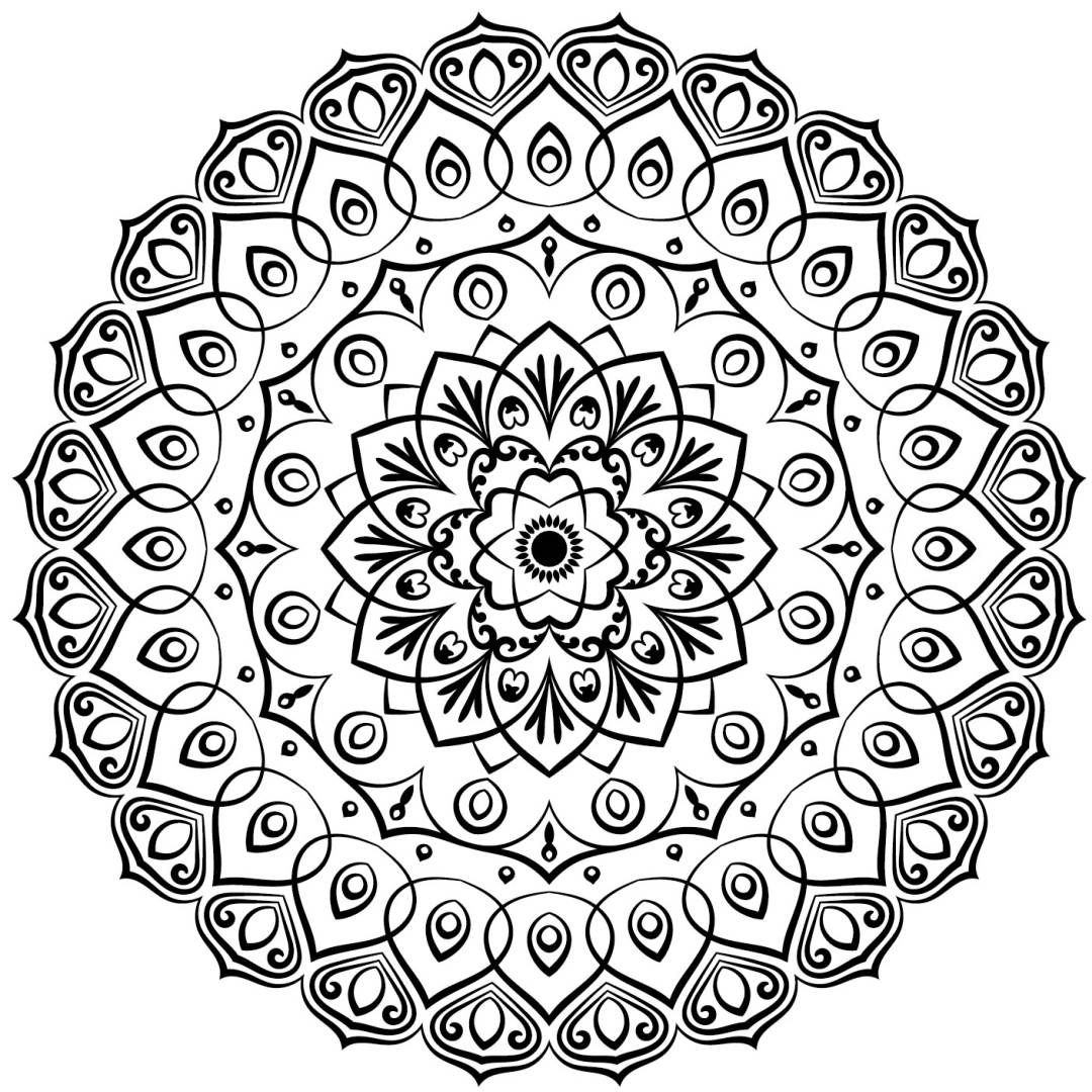 Mandalas for coloring. #mandalas #mandala #mandalaart #zentangle ...
