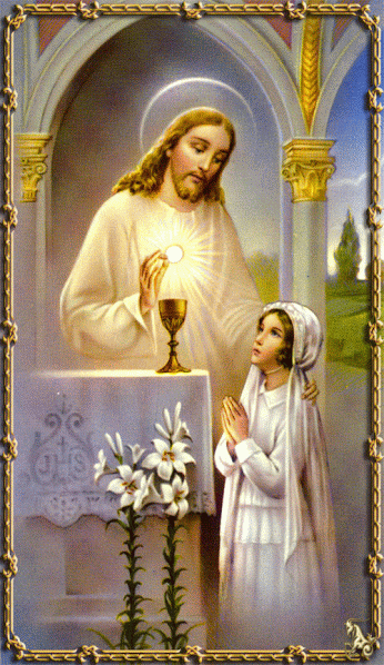 Pin di Shirley Rossini su JstMgcBlessedSay Gif | Prima comunione ...