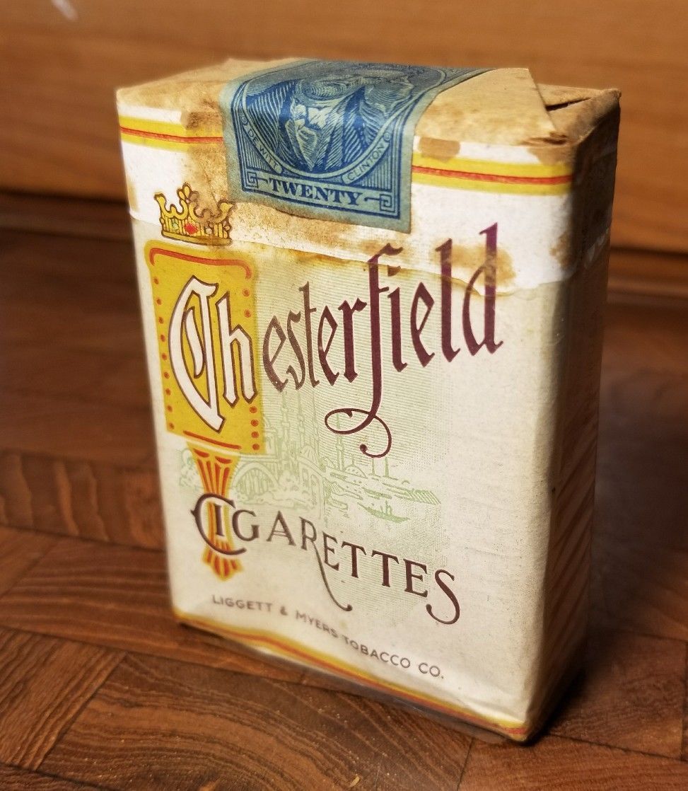 Image result for chesterfield  cigarettes pack