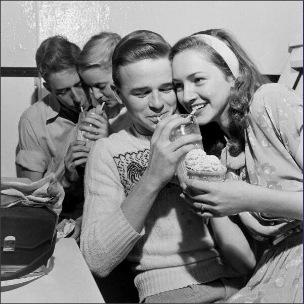 Image result for Teenagers in 1950s