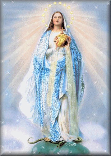 SANTA VERGINE MARIA: IMMAGINI GIF - MARIA DI NAZARETH SEMPRE BEATA