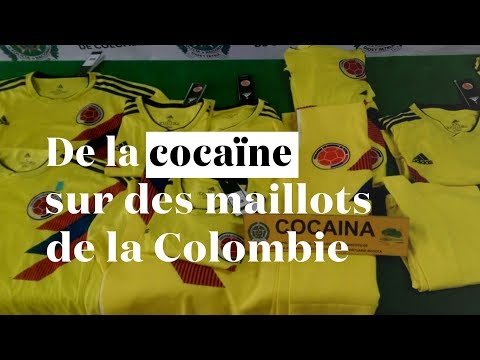 Colombie : des maillots de foot imprégnés de cocaïne pendant le Mondial