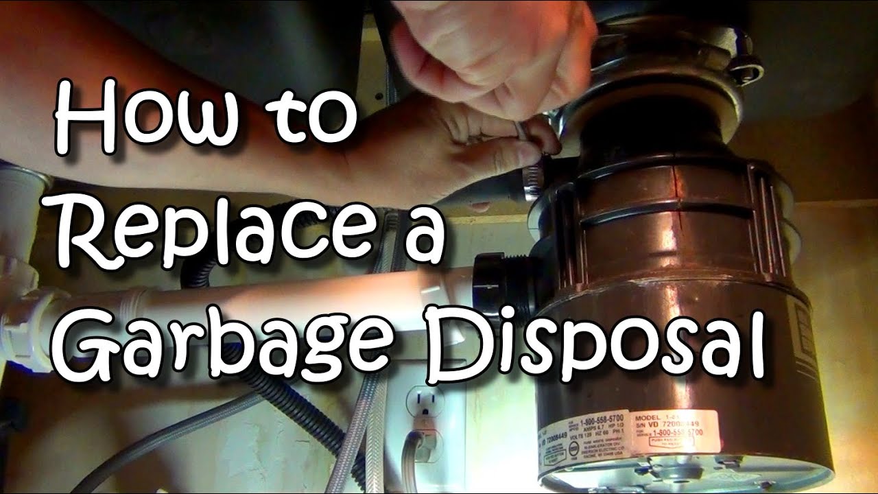 How to Replace a Garbage Disposal - YouTube