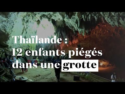 Thaïlande : 12 enfants piégés dans une grotte