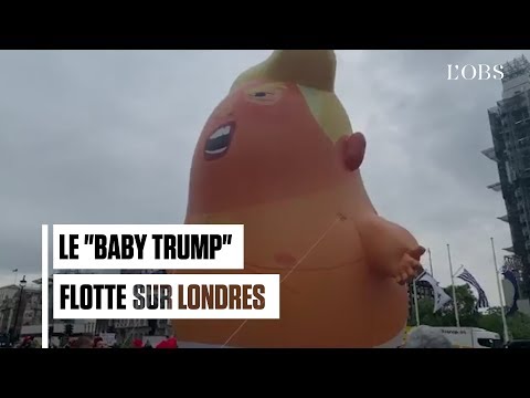 Le "Baby Trump" de retour dans le ciel de Londres contre le président américain