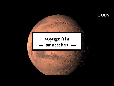 2 minutes d'un voyage hypnotique autour de la planète Mars