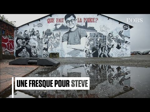 A Nantes, la fresque en hommage à Steve Maia Caniço
