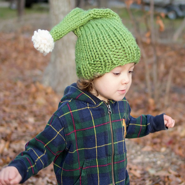 little kids elf hat knitting pattern