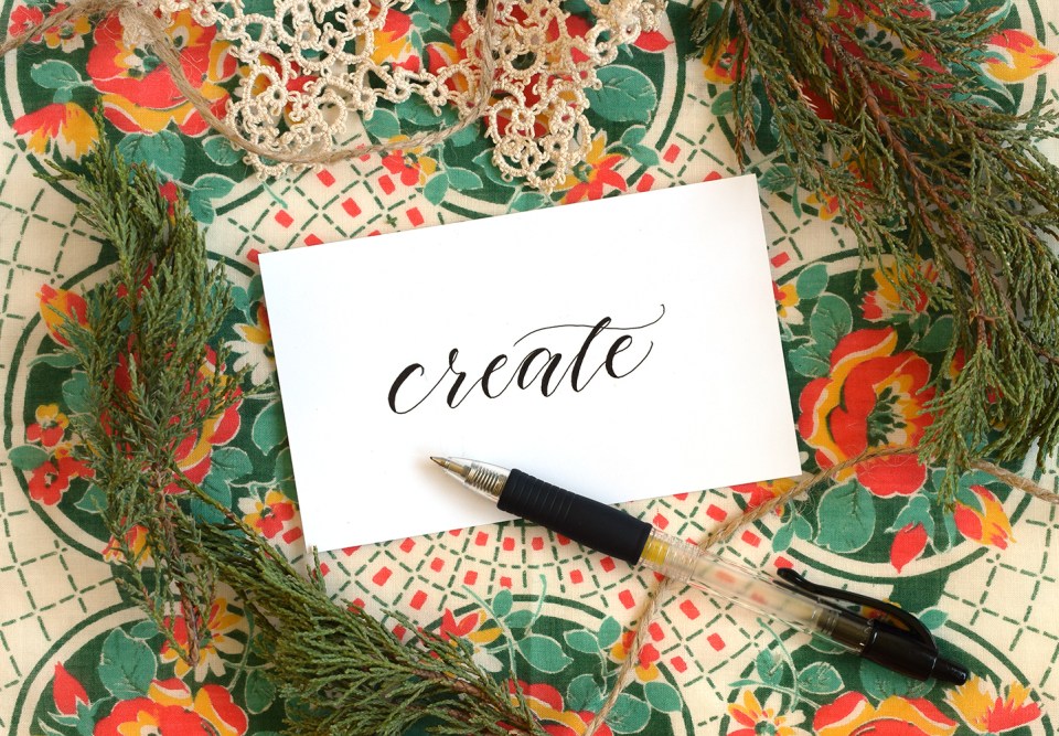 How to Make Faux Calligraphy | The Postman's Knock