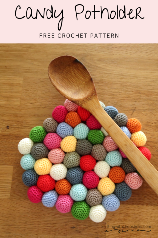 free potholder crochet pattern / DIY potholder tutorial