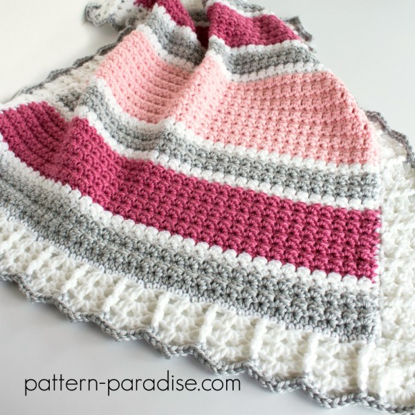 Free Crochet Pattern: Essentials Baby Blanket