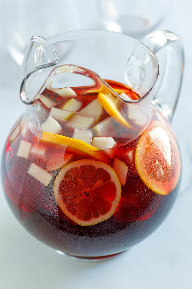 Winter Spiced Red Wine Sangria - Recipe Girl