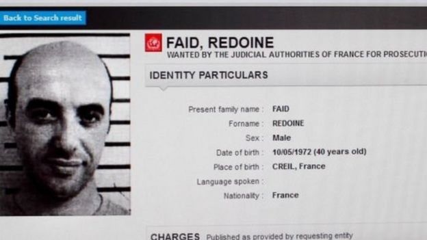 Redoine Faid bị đưa vào danh sách truy nã của Interpol sau cú vượt ngục năm 2013