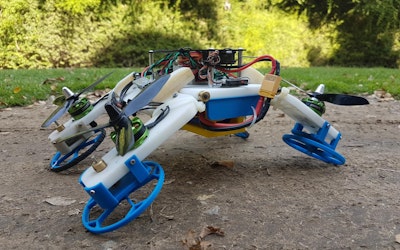New flying/driving robot developed