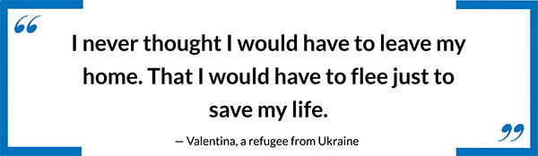 I never thought I would have to leave my home. That I would have to flee just to save my life.