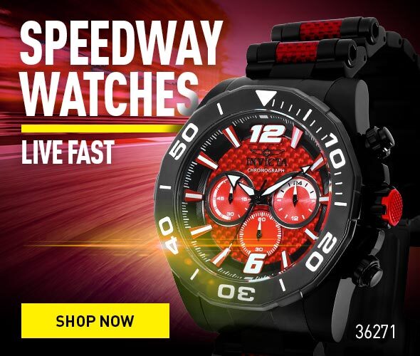 Speedway Watches. Live Fast.