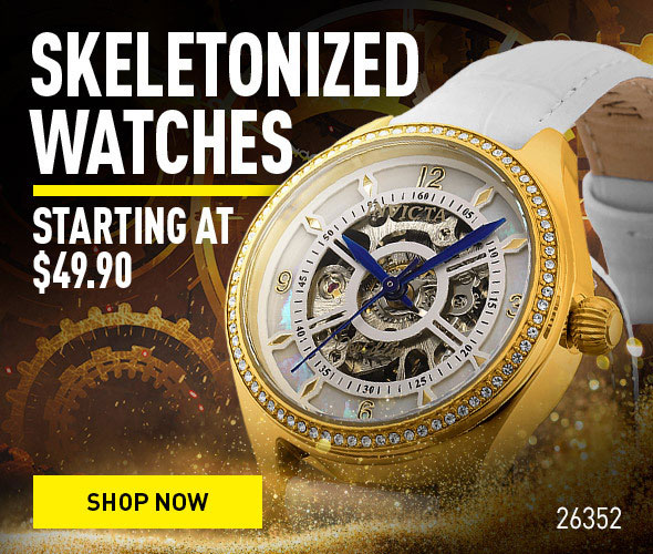 Skeletonized Watches starting at $49.90
