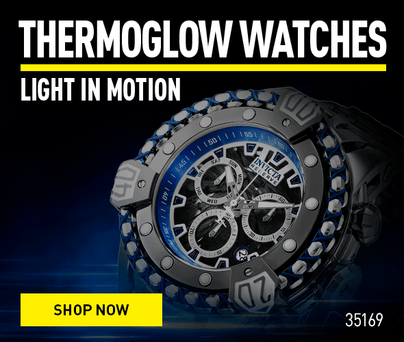 Thermoglow Watches, Light In Motion
