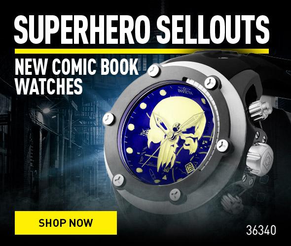 Superhero Sellouts, New Comic Book Watches