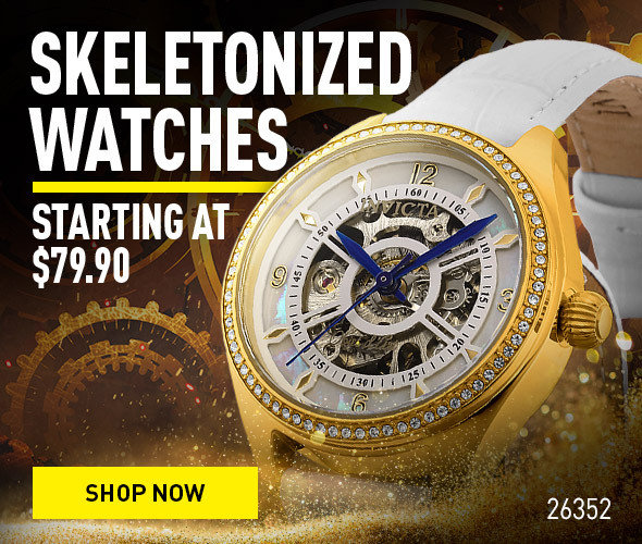 Skeletonized Watches starting at $79.90