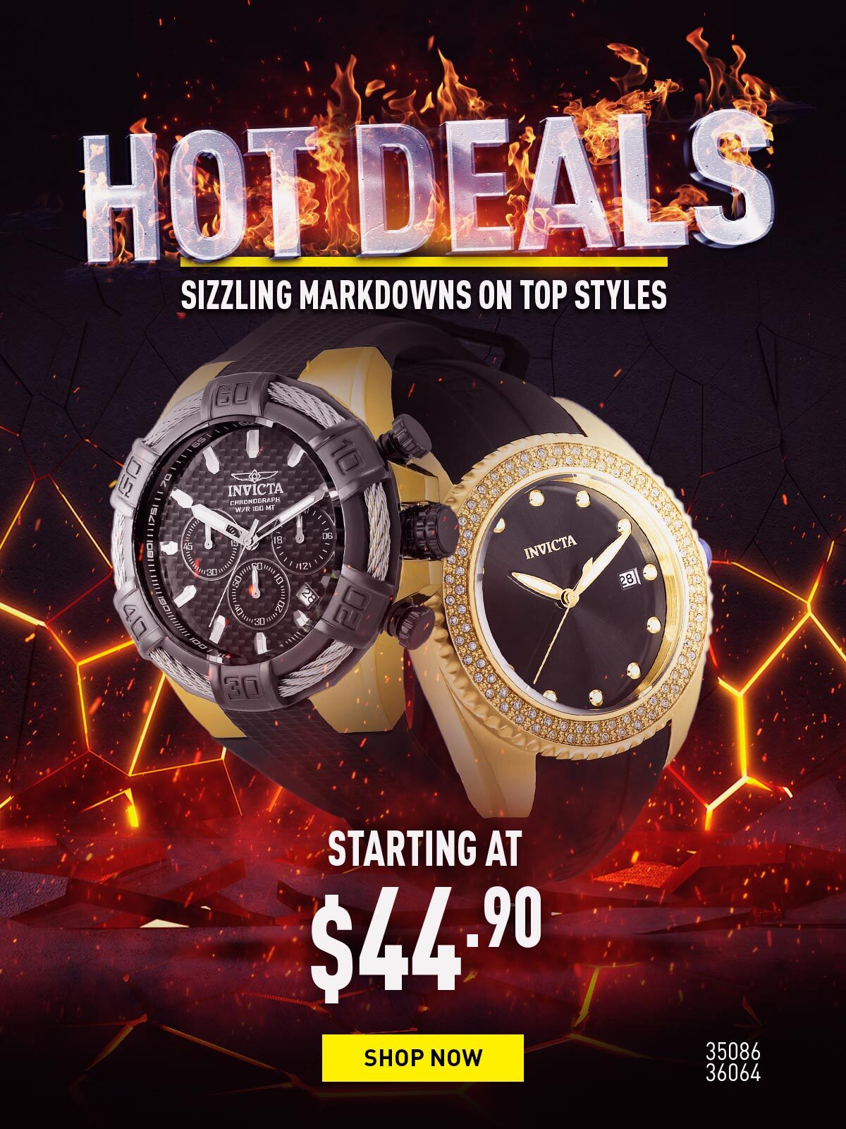 Hot Deals - Sizzling markdowns on top styles