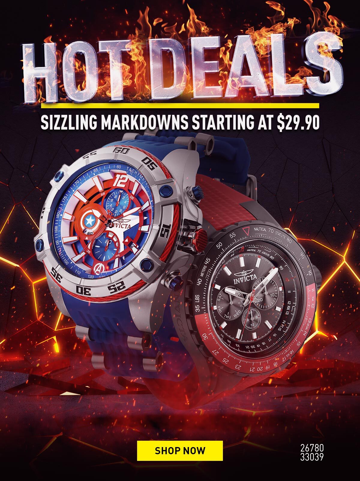 Hot Deals - Sizzling markdowns on top styles