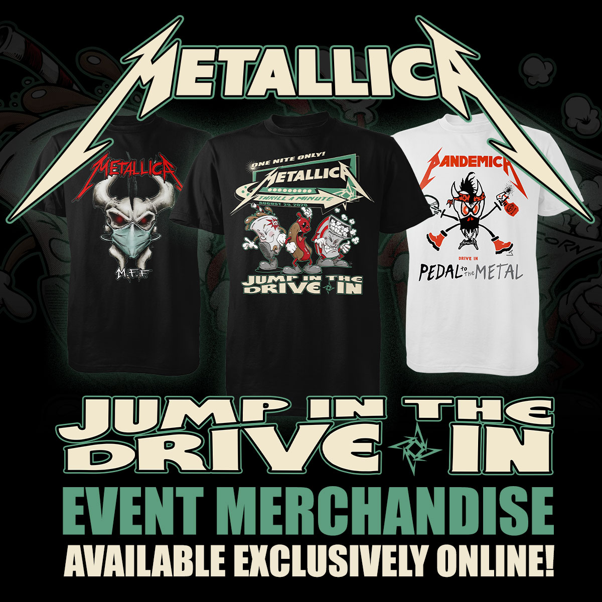 Get Your Drive-In Merch Before the Show!