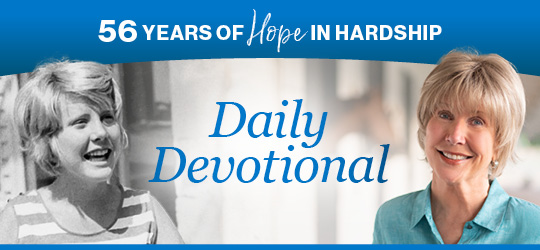 Joni's Diving Accident Anniversary Daily Devotional