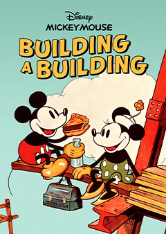 Mickey Mouse Building a building